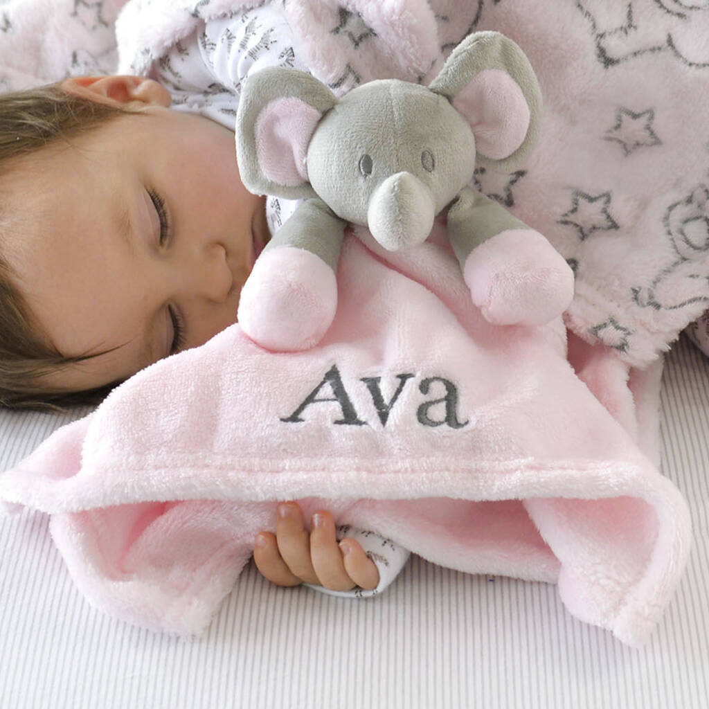 Personalised baby comfort deals blanket