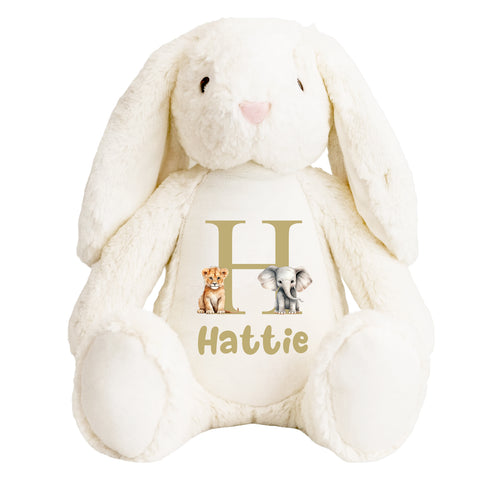 Personalised Bunny Rabbit - White