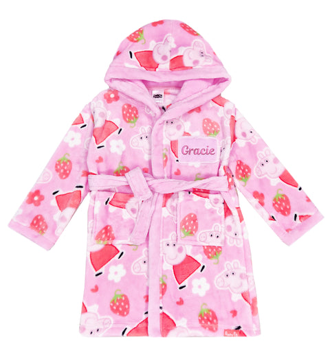 Personalised Peppa Pig Dressing Gown - Patch